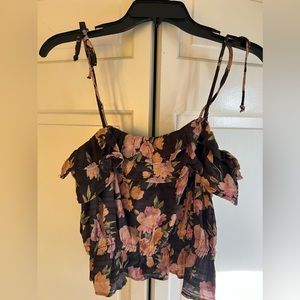 NWT women’s American Eagle floral shirt size Medium